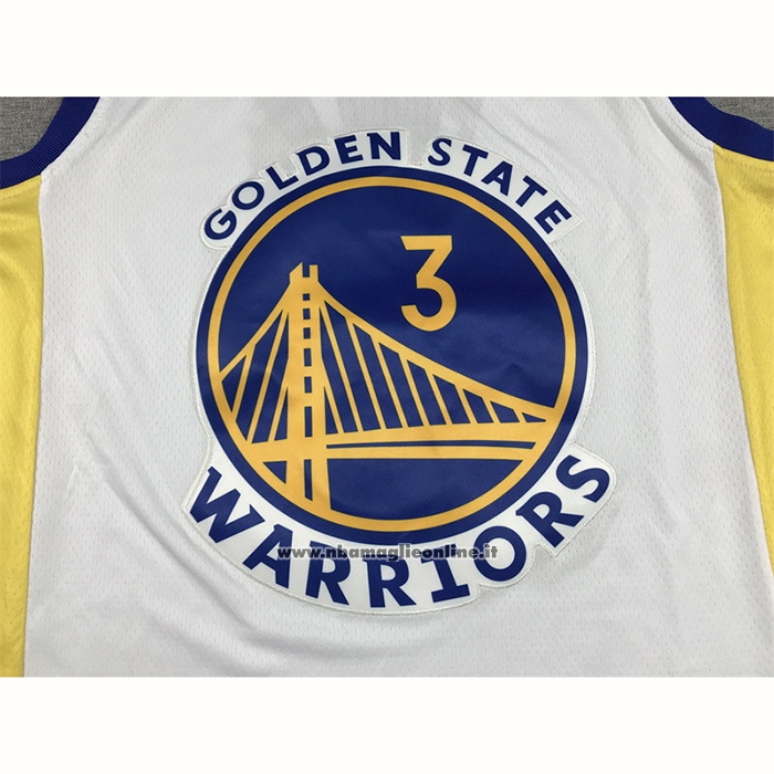 Maglia Golden State Warriors Jordan Poole #3 Association 2022-23 Bianco